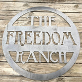 Custom Metal Farm Sign Custom Metal Sign Personalized Farm Sign Metal Ranch Sign Decorations